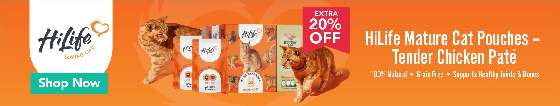 HiLife Senior Cat Pouches